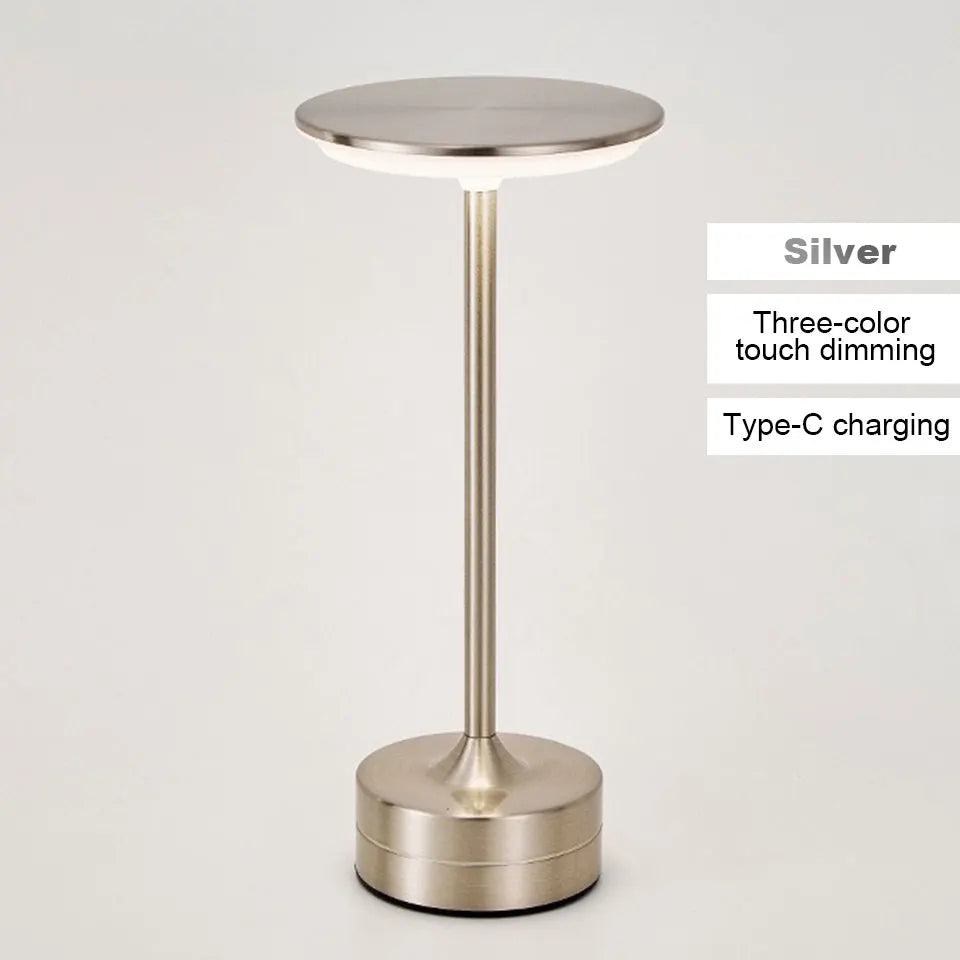 AuraTouch Wireless LED Table Light — Soft Night Glow for Hotels, Restaurants & Homes