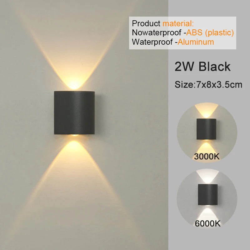 GlowLine Up‑Down LED Wall Lamp — Sleek Modern Lighting for Home Decor
