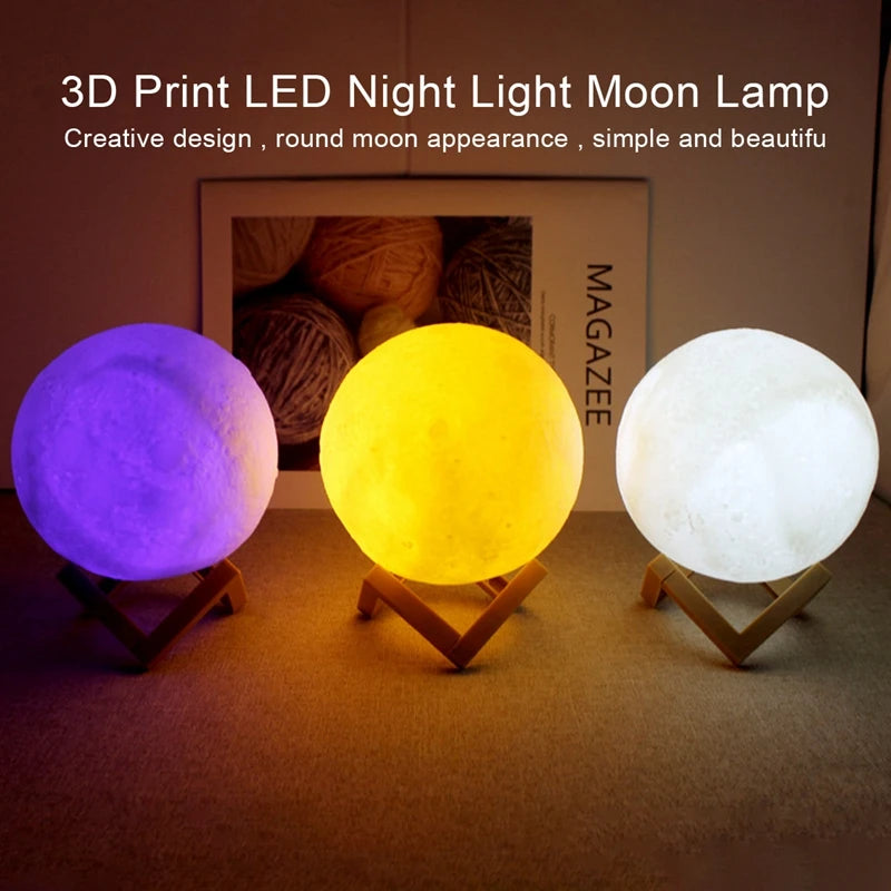 StarryMoon LED Night Light — Perfect Birthday Gift & Bedroom Decor