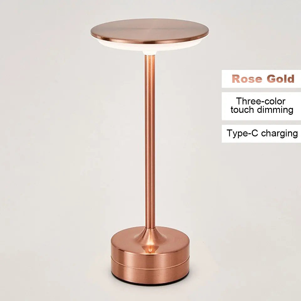 AuraTouch Wireless LED Table Light — Soft Night Glow for Hotels, Restaurants & Homes