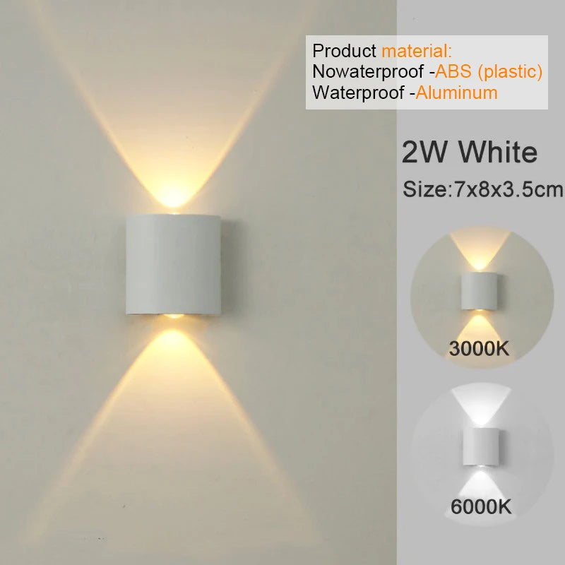 GlowLine Up‑Down LED Wall Lamp — Sleek Modern Lighting for Home Decor