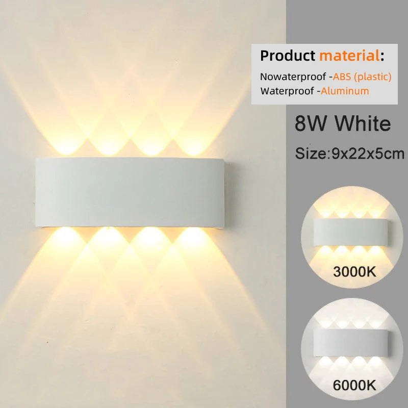 GlowLine Up‑Down LED Wall Lamp — Sleek Modern Lighting for Home Decor