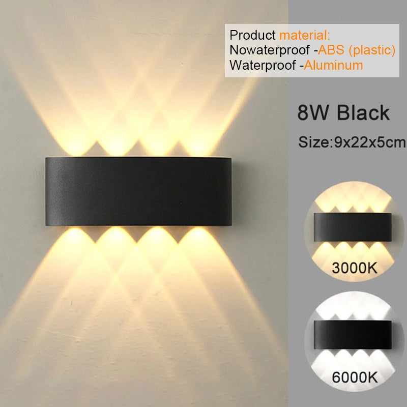 GlowLine Up‑Down LED Wall Lamp — Sleek Modern Lighting for Home Decor