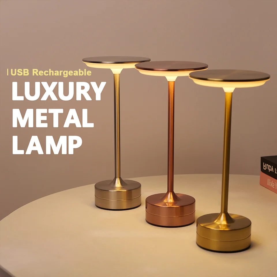 AuraTouch Wireless LED Table Light — Soft Night Glow for Hotels, Restaurants & Homes