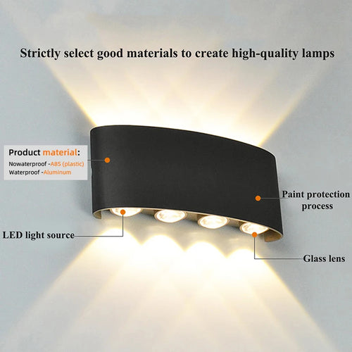 GlowLine Up‑Down LED Wall Lamp — Sleek Modern Lighting for Home Decor