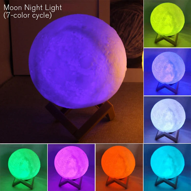 StarryMoon LED Night Light — Perfect Birthday Gift & Bedroom Decor