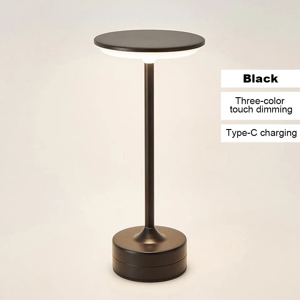 AuraTouch Wireless LED Table Light — Soft Night Glow for Hotels, Restaurants & Homes