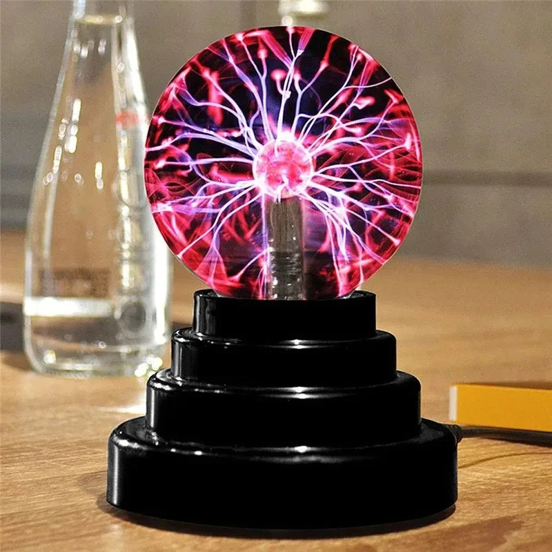 Magic Plasma Ball Lamp LED Atmosphere Night Light Only Touch Sensitive Glass Plasma Light Bedroom Decor Kids Gifts