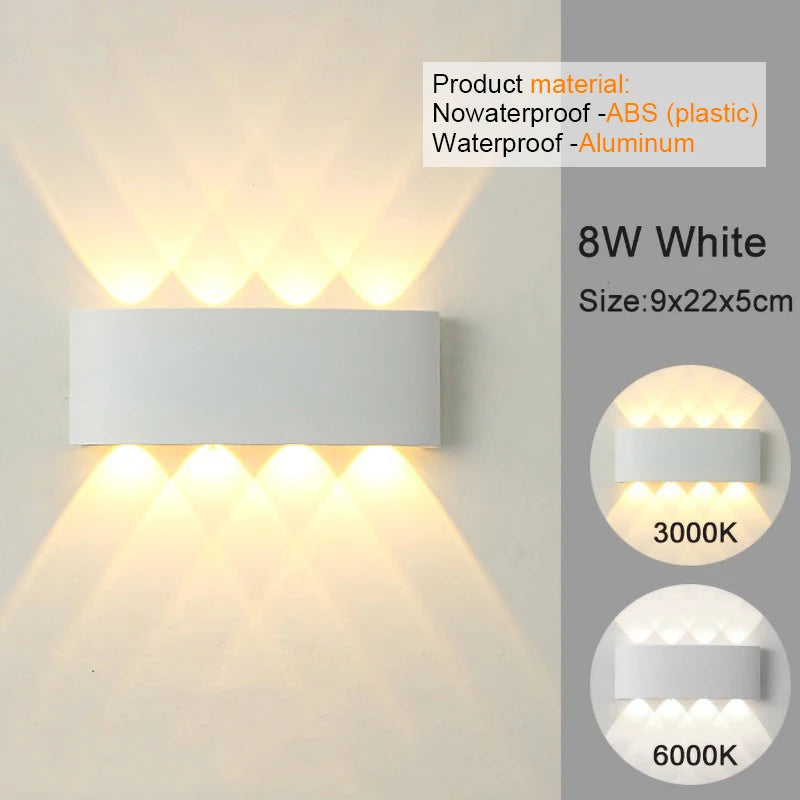 GlowLine Up‑Down LED Wall Lamp — Sleek Modern Lighting for Home Decor