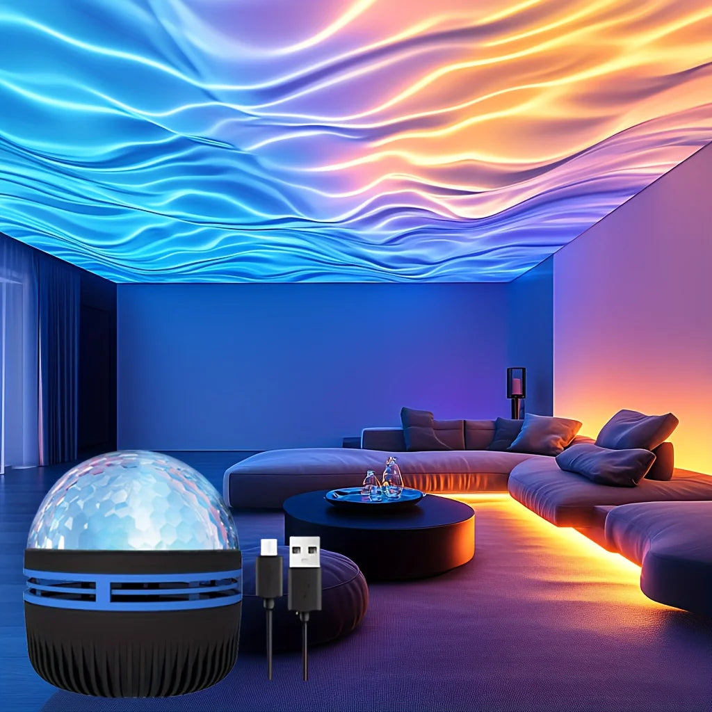 GALAXY PROJECTOR LIGHT  STAR NIGHT LED LAMP WHITH REMOTE RGB PREFECT FOR BEDROOM AND GIFTS