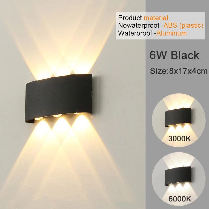GlowLine Up‑Down LED Wall Lamp — Sleek Modern Lighting for Home Decor