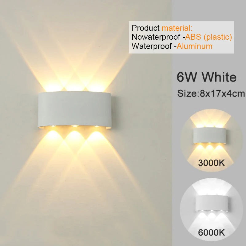 GlowLine Up‑Down LED Wall Lamp — Sleek Modern Lighting for Home Decor