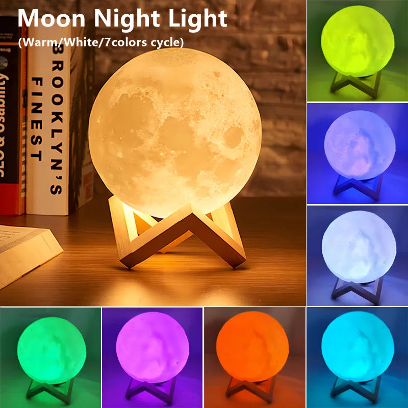 StarryMoon LED Night Light — Perfect Birthday Gift & Bedroom Decor